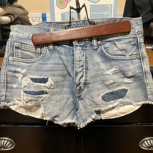 American Eagle, Light Wash Shorts Size 6